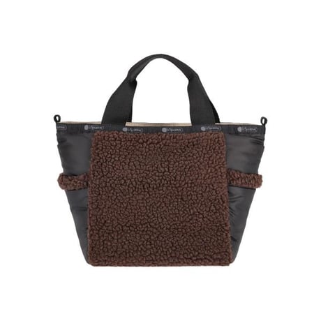 レスポートサック SHERPA SMALL OPEN TOTE DARK CHOCOLATE SHERPA 2912 HD85 lesportsac トートバッグ