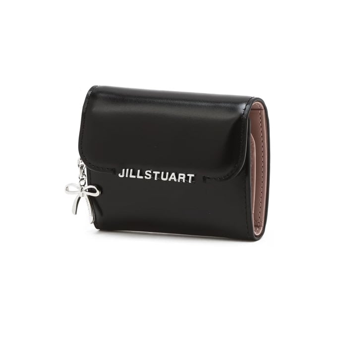 JILL by JILL STUART 三つ折り財布 黒/アイボリー JILL STUART グローリア 口金折り財布 商品｜THE BAGMANIA