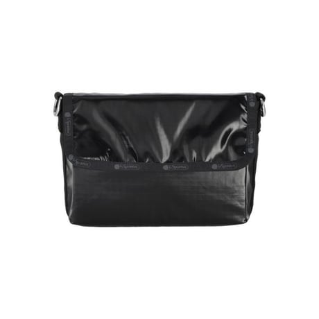 レスポートサック MEDIUM FLAP SHOULDER BAG BLACK SHINE 1013 M135 lesportsac ショルダーバッグ