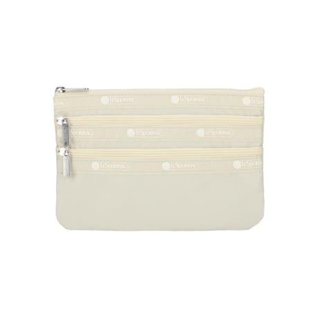 レスポートサック 3 ZIP COSMETIC POUCH BISCUIT BEIGE 7158 RA35 lesportsac ポーチ