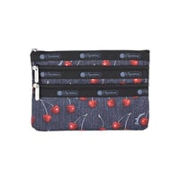 レスポートサック 3 ZIP COSMETIC POUCH CLASSICAL CHERRY 7158 HC98 lesportsac ポーチ