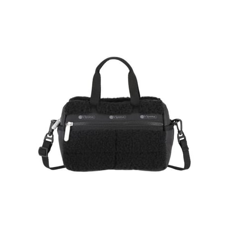 レスポートサック PUFFY SHERPA MINI DUFFEL BLACK SHERPA 4080 C495 lesportsac ショルダーバッグ