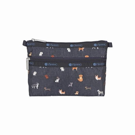 レスポートサック Cosmetic Clutch WOOF WONDERLAND 7105 HF44 lesportsac ポーチ