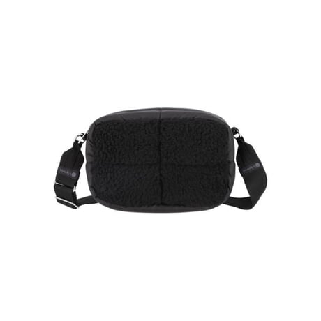 レスポートサック PUFFY SHERPA CUBE CROSSBODY BLACK SHERPA 3976 C495 lesportsac ショルダーバッグ