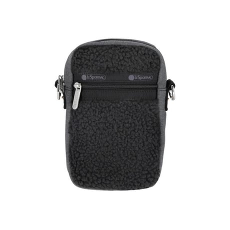 レスポートサック DENIM PHONE CROSSBODY BLACK DENIM/BLACK SHERPA 1608 LA79 lesportsac ショルダーバッグ