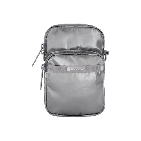 レスポートサック MINI PHONE BAG GUNMETAL GRAY SHINE 1301 MA08 lesportsac ショルダーバッグ