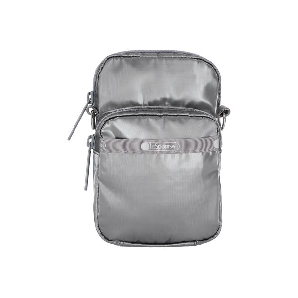 レスポートサック MINI PHONE BAG GUNMETAL GRAY SHINE 130