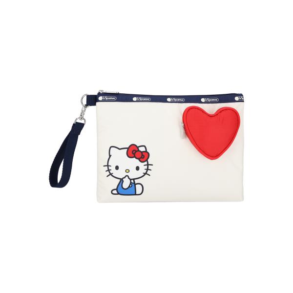 【✨新品同様✨】レスポートサック ハローキティ ボストンバッグ ポーチ付き❣️ レスポートサック ハローキティ HEART POUCH LOTS OF LOVE 3861 H