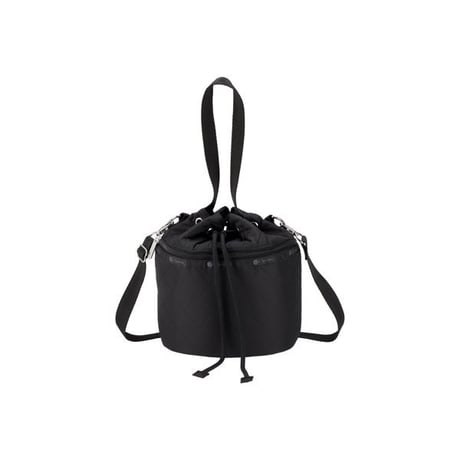 レスポートサック DRAWSTRING BUCKET BAG BLACK DEBOSS 3870 E792 lesportsac ショルダーバッグ
