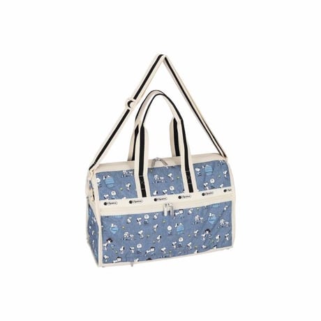 レスポートサック スヌーピー DELUXE MED WEEKENDER PEANUTS HAPPY PALS 4318 HF20 lesportsac ショルダーバッグ