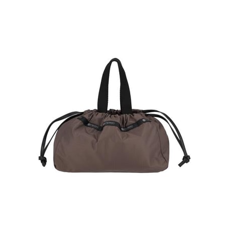 レスポートサック EAST/WEST CITY DRAWSTRING BAG UPTOWN DARK CHOCO/BLACK 1084 LC97 lesportsac ショルダーバッグ
