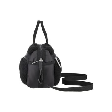 レスポートサック PUFFY SHERPA MINI DUFFEL BLACK SHERPA 4080 C495 lesportsac ショルダーバッグ