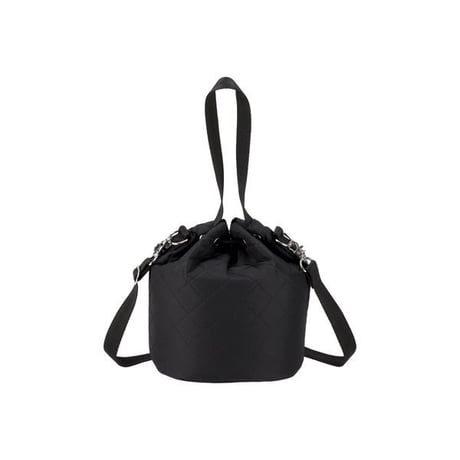 レスポートサック DRAWSTRING BUCKET BAG BLACK DEBOSS 3870 E792 lesportsac ショルダーバッグ