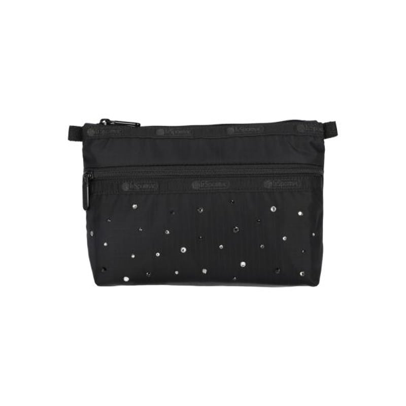 美品 LeSportsac レスポートサック スターダストポーチ スワロフスキー レスポートサック Cosmetic Clutch STARDUST 7105 LB27 les