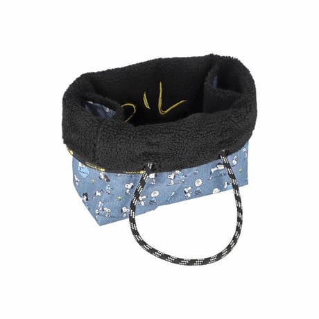レスポートサック スヌーピー TWO-WAY MEDIUM TOTE TWO-WAY WOODSTOCK BLACK 1435 HF25 lesportsac トートバッグ