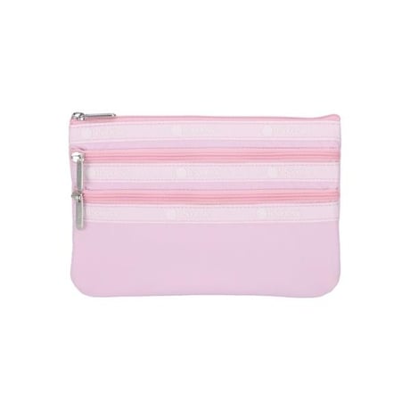 レスポートサック 3 ZIP COSMETIC POUCH SNOW PINK 7158 RA34 lesportsac ポーチ
