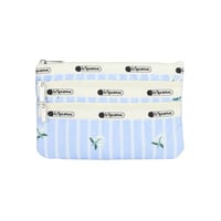 レスポートサック 3 ZIP COSMETIC POUCH JASMINE STRIPE 7158 HG28 lesportsac ポーチ