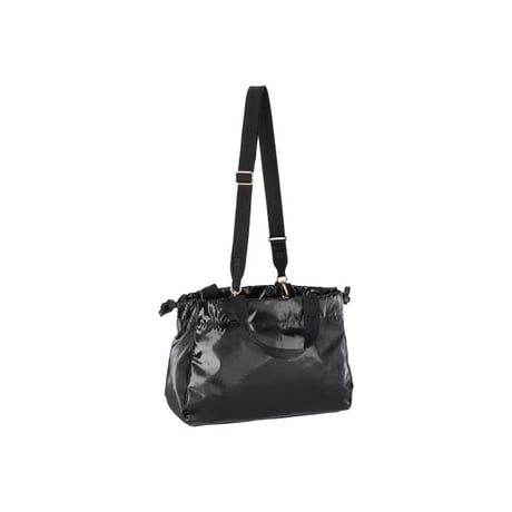 レスポートサック EAST/WEST CITY DRAWSTRING BAG UPTOWN BLACK SHINE/BLACK 1084 LC99 lesportsac ショルダーバッグ