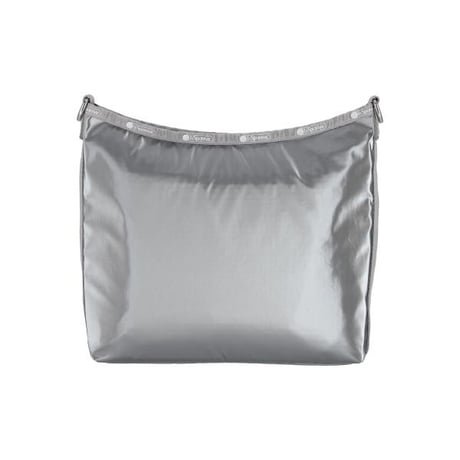 レスポートサック MEDIUM ZIP SHOULDER BAG GUNMETAL GRAY SHINE 1014 MA08 lesportsac ショルダーバッグ