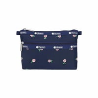 レスポートサック Cosmetic Clutch PINK ROSES EMBROIDERY 7105 HF59 lesportsac ポーチ