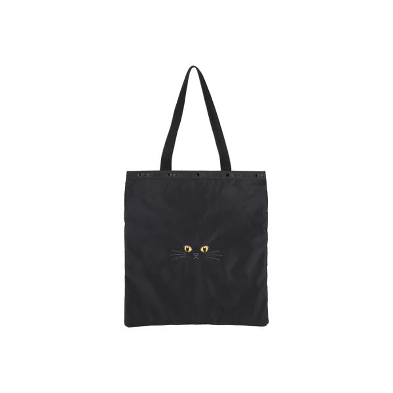レスポートサック LARGE EMERALD TOTE BLACK CATS EMBROIDE