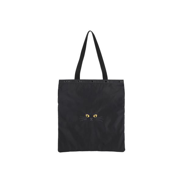 レスポートサック LARGE EMERALD TOTE BLACK CATS EMBROIDE