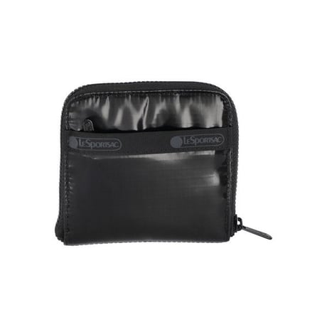 レスポートサック COMPACT ZIP WALLET BLACK SHINE 1020 M135 lesportsac 財布