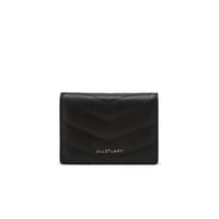 ジルスチュアート キルティング 二つ折り ウォレット Black JILL STUART 財布