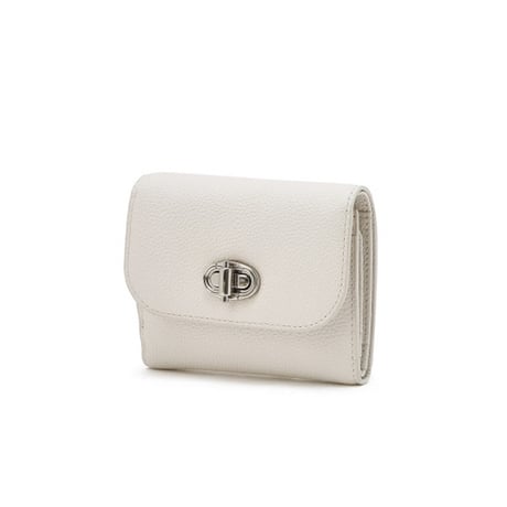 ジルスチュアート ターンロック 三つ折り ウォレット Ivory JILL STUART 財布