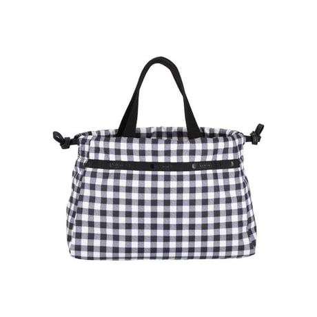 レスポートサック EAST/WEST CITY DRAWSTRING BAG UPTOWN GINGHAM/BLACK 1084 LC98 lesportsac ショルダーバッグ