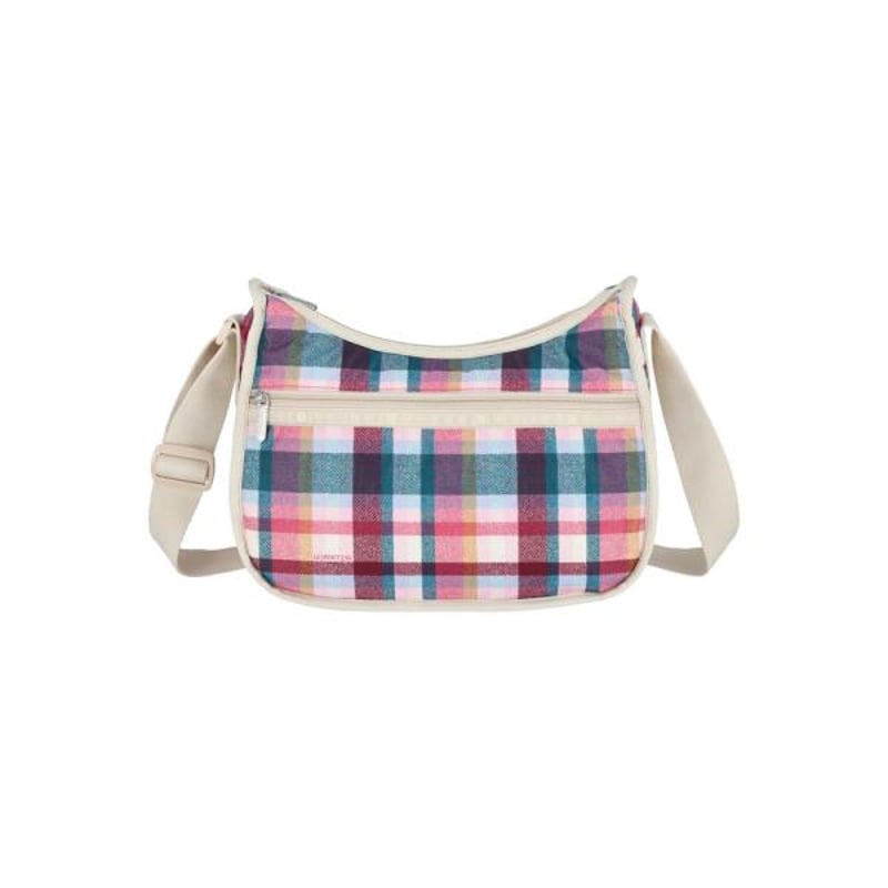 ★LeSportsac★ Pink Plaid Classic Hobo Bag 7520HA03 レスポートサック Classic Hobo PINK PLAID 7520 HA03 lesp