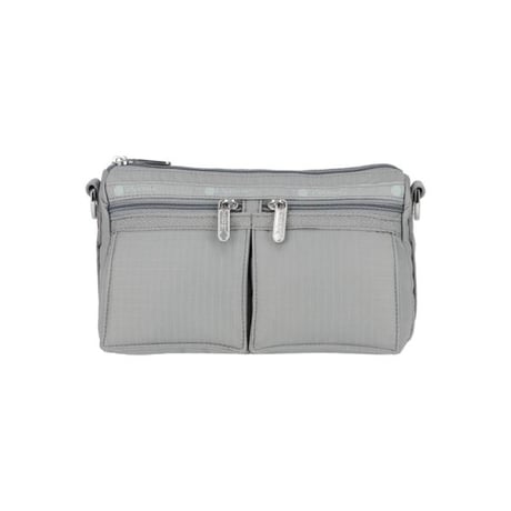 レスポートサック E/W DOUBLE POCKET BAG DOVE GREY 1209 R188 lesportsac ショルダーバッグ