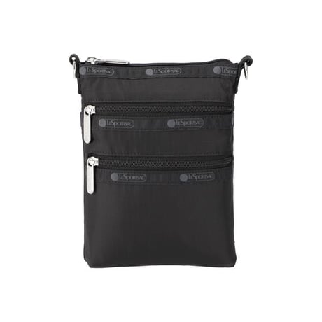 レスポートサック 3 ZIP CROSSBODY RECYCLED BLACK 4007 R086 lesportsac ショルダーバッグ