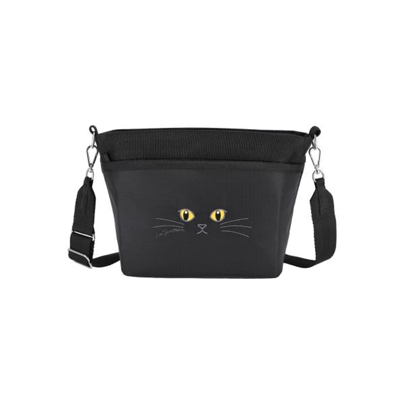 レスポートサック SMALL BUCKET BAG BLACK CATS EMBROIDERY