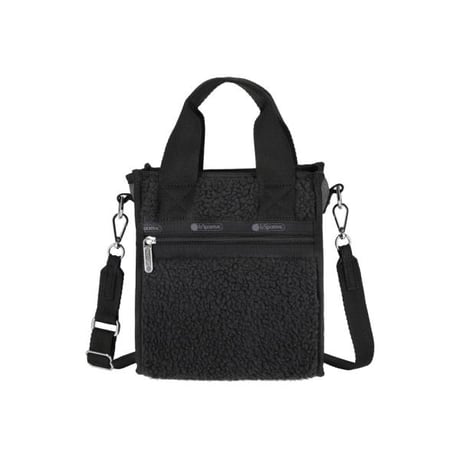 レスポートサック MINI NORTH/SOUTH TOTE BLACK DENIM/BLACK SHERPA 1609 LA79 lesportsac ショルダーバッグ
