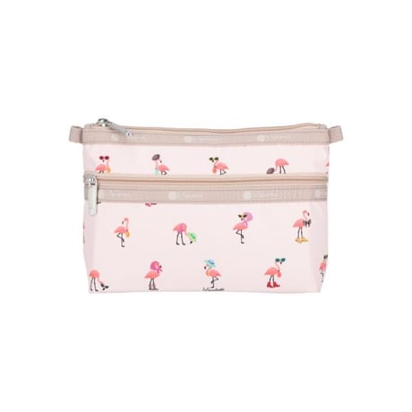レスポートサック Cosmetic Clutch FLAMINGO PARTY 7105 HG20 lesportsac ポーチ