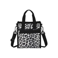 レスポートサック MINI NORTH/SOUTH TOTE NEUTRAL LEOPARD 3714 HC19 lesportsac ショルダーバッグ