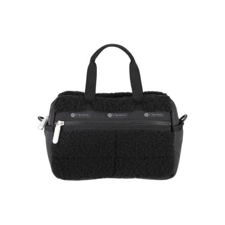 レスポートサック PUFFY SHERPA MINI DUFFEL BLACK SHERPA 4080 C495 lesportsac ショルダーバッグ