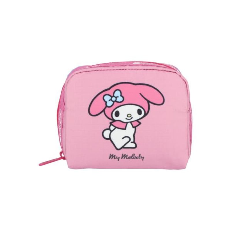レスポートサック SQUARE COSMETIC POUCH MY MELODY KUROMI