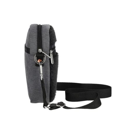 レスポートサック DENIM PHONE CROSSBODY BLACK DENIM/BLACK SHERPA 1608 LA79 lesportsac ショルダーバッグ