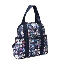レスポートサック DOUBLE TROUBLE BACKPACK VERY MERRY NAVY 2442 F682 lesportsac リュック