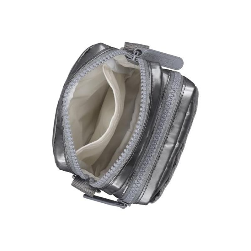 レスポートサック MINI PHONE BAG GUNMETAL GRAY SHINE 130