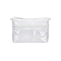 レスポートサック Cosmetic Clutch WHITE GLIMMER SHINE 7105 FA06 lesportsac ポーチ
