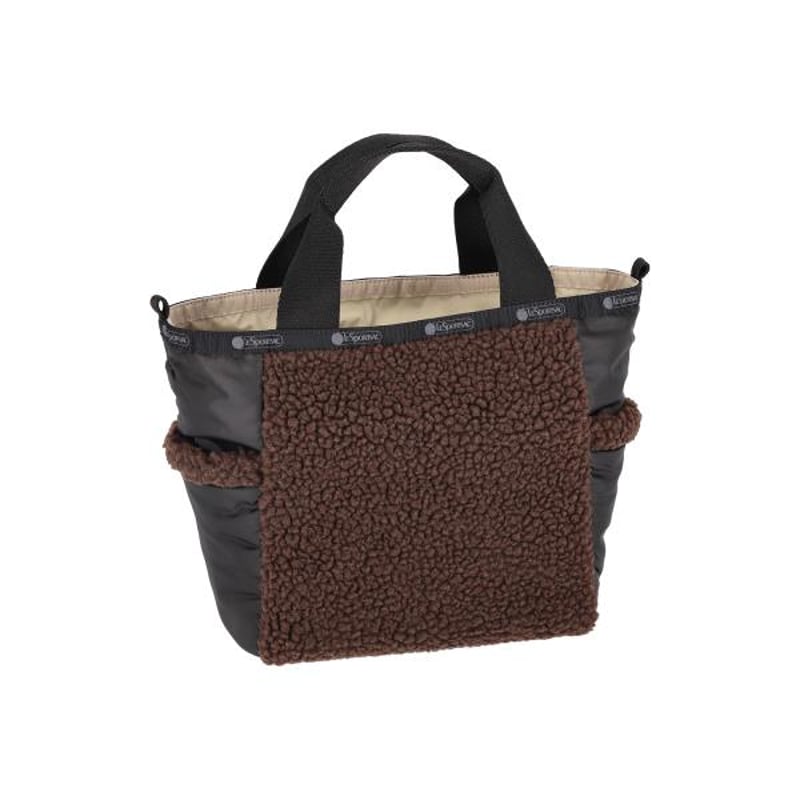 レスポートサック SHERPA SMALL OPEN TOTE DARK CHOCOLATE
