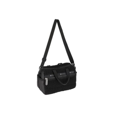 レスポートサック PUFFY SHERPA MINI DUFFEL BLACK SHERPA 4080 C495 lesportsac ショルダーバッグ