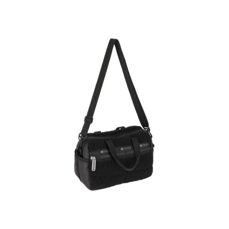 レア baby l l forth black out レスポートサック PUFFY SHERPA MINI DUFFEL BLACK SHERPA