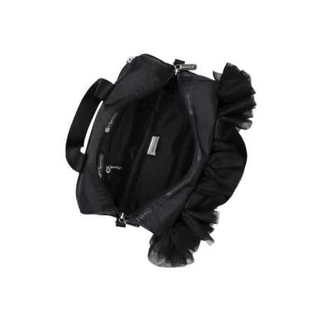 レスポートサック EVERYDAY SMALL SATCHEL BLACK LACE RUFFLE 1834 LD63 lesportsac ショルダーバッグ