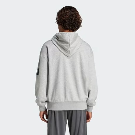 アディダス adidas Essentials Loose-Fit 3 Bar Logo French Terry Hoodie adidas パーカー