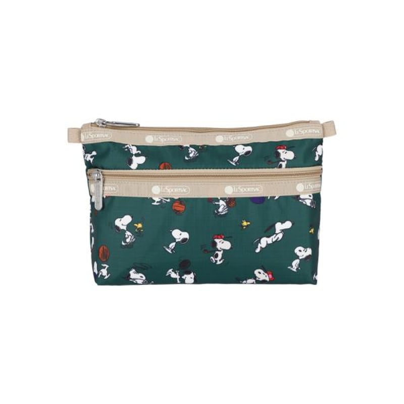 レスポートサック スヌーピー Cosmetic Clutch SNOOPY AND WOODS