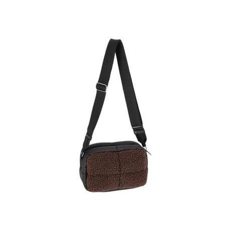 レスポートサック PUFFY SHERPA CUBE CROSSBODY DARK CHOCOLATE SHERPA 3976 HD85 lesportsac ショルダーバッグ
